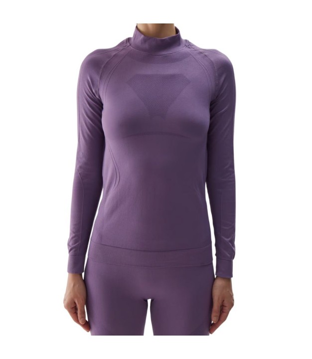 4F USEAF156 Women's Seamless Baselayer Top, Violet