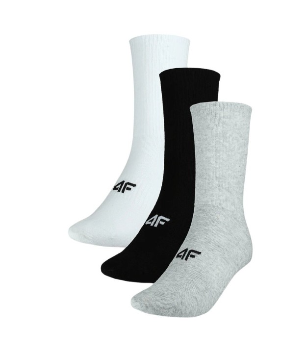 4F USOCU353 Socks, Black/Grey/White