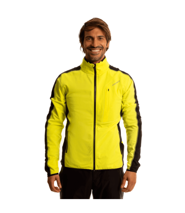 Fischer Up Flex Unisex Midlayer Jacket, Yellow/Black