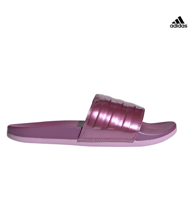 adidas Adilette Comfort Women's Slides, Cherry Metallic