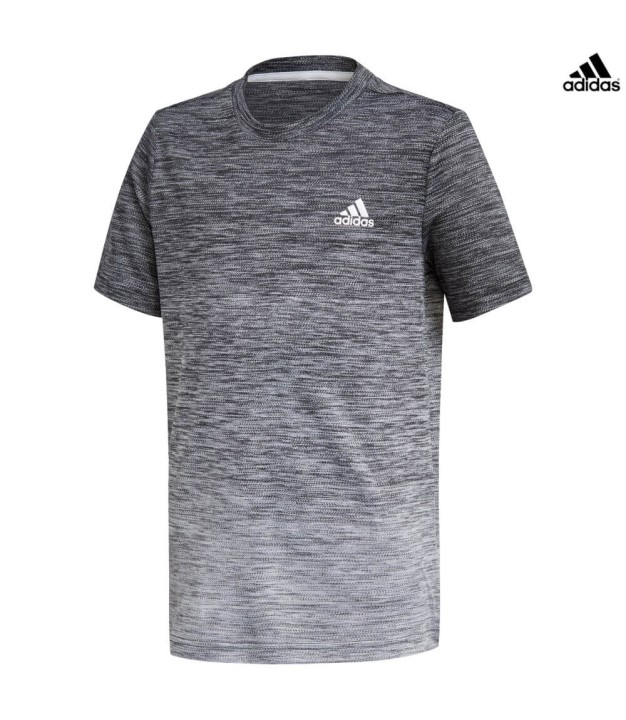 adidas Aeroready Gradient Kids T-shirt, Black/White