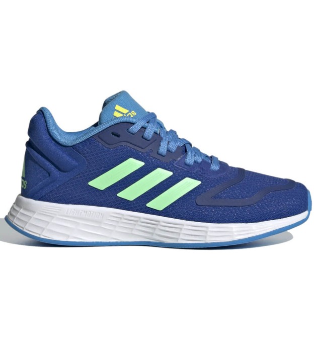 adidas Duramo 10 Kids Shoes, Royal Blue /Green  GV8938