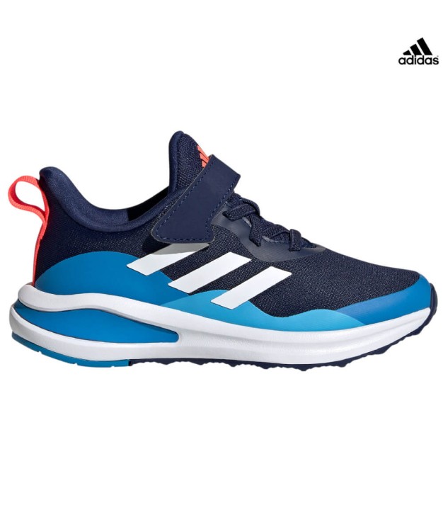 adidas FortaRun EL K Running Kids Shoes, Dark Blue/Cloud White