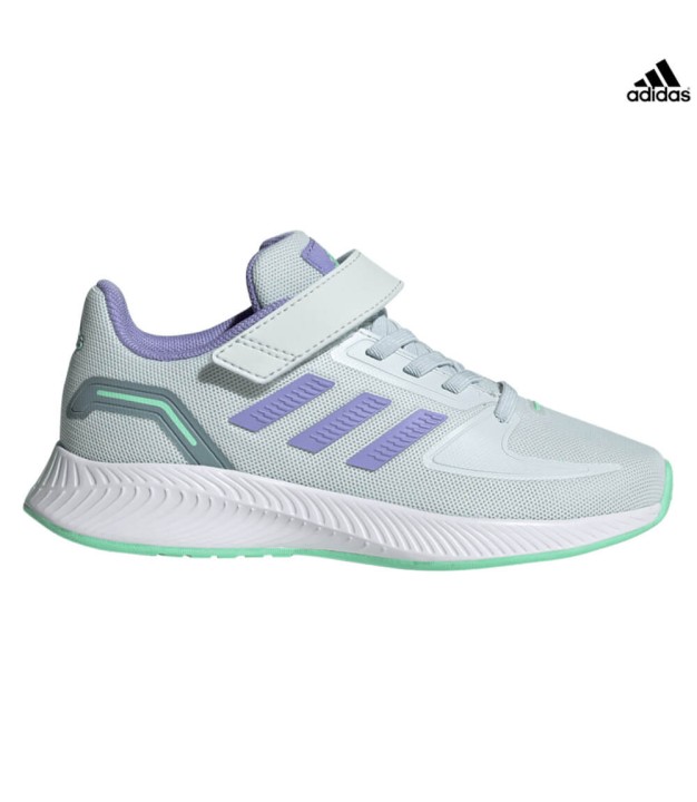 adidas Runfalcon 2.0 EL Kids Shoes, Blue Tint/Purple/Mint