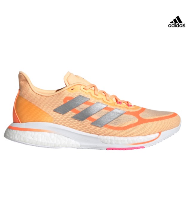 adidas Supernova+ Women's Shoes, Acid Orange/Silver