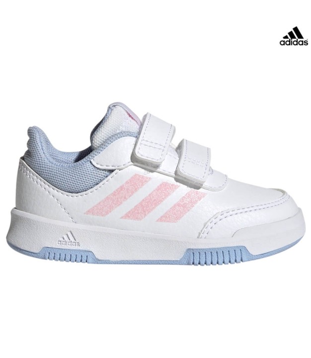 adidas Tensaur Sport 2.0 C Kid's Shoes, White/Blue/Pink