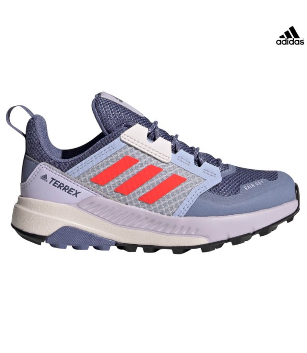 adidas Terrex Trailmaker RAIN.RDY Kids Hiking Shoes, Violet/Solar Red