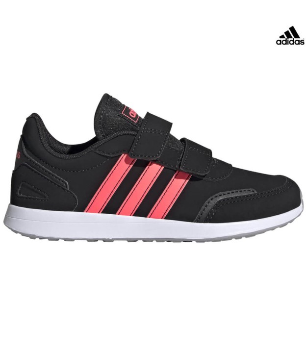 adidas VS Switch 3 C Kids Shoes, Black/pink, FW3982