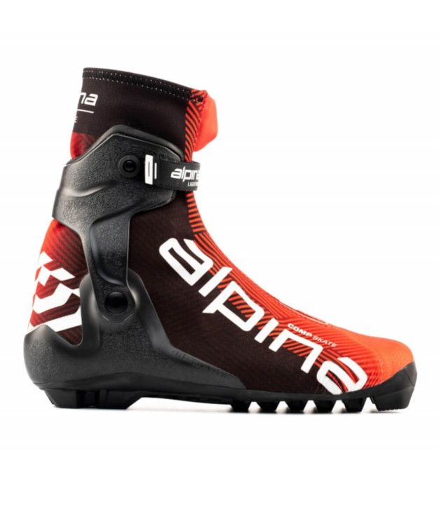 Alpina Comp SK Skate Boots, Red/Black/White