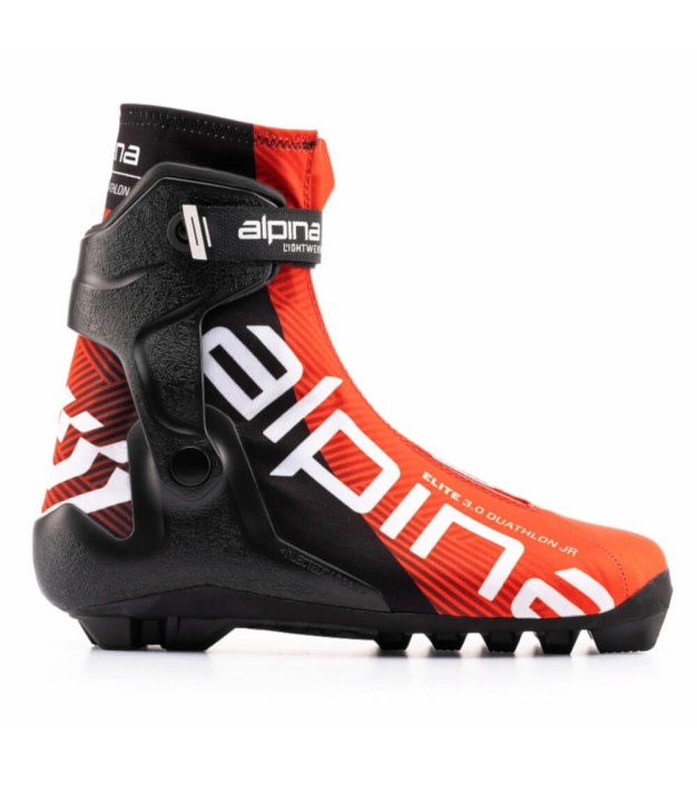 Alpina E30 SK JR Kids Boots, Red/Black/White