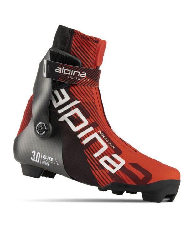 Alpina Elite 3.0 Skate Boots, Red/Black