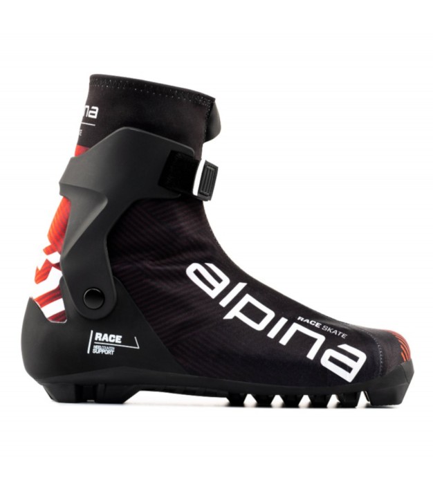 Alpina Race SK Skate Boots, Red/Black/White