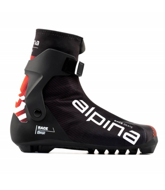 Alpina Race SK Skate Ski Boots, Red/Black/White