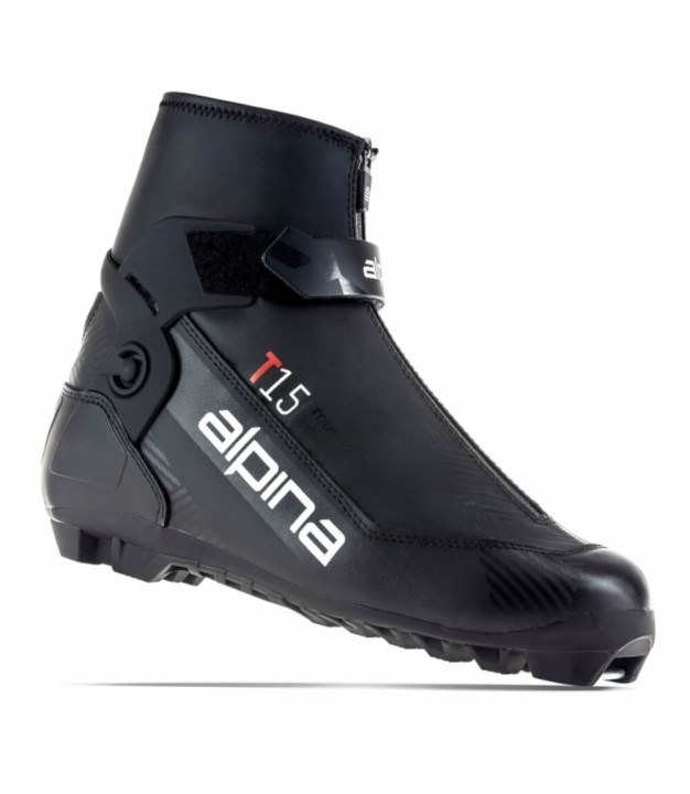 Alpina T15 Touring Men's Boots, Black/Red