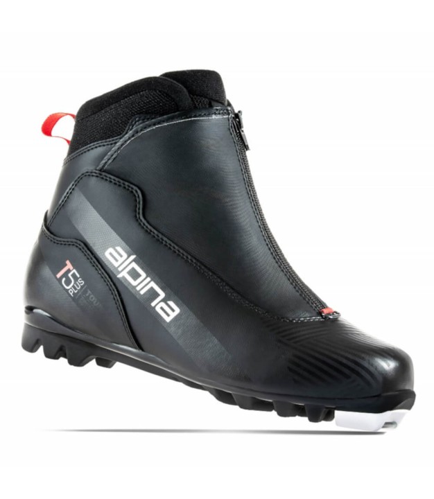 Alpina T5 Plus Men's Touring Boots, Black/Red