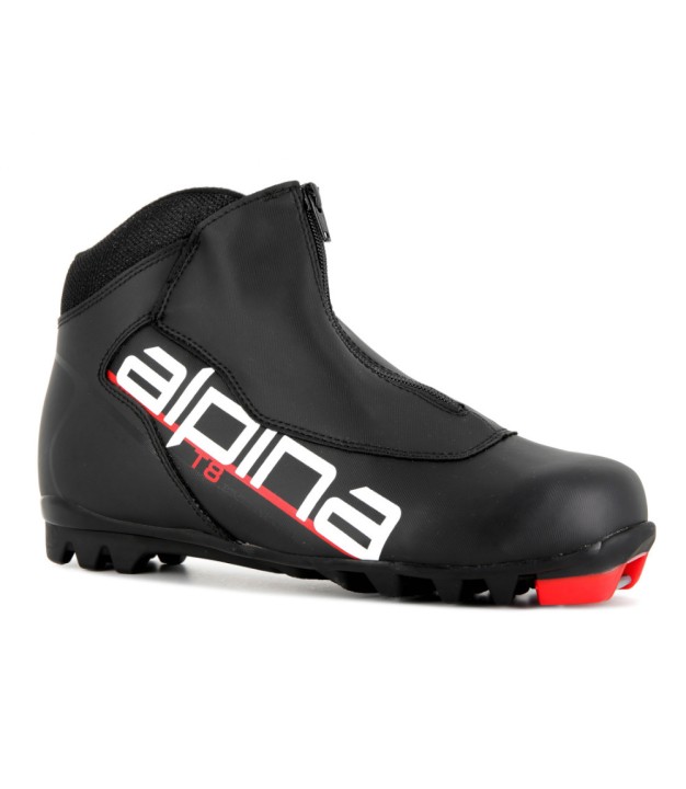 Alpina T8 Touring Ski Boots, Black/Red/White