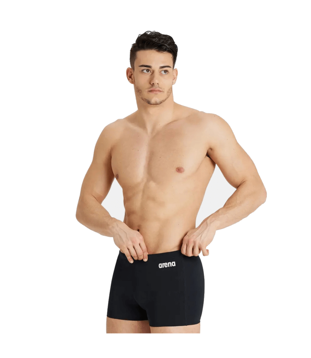 Arena Men's Team Swim Short Solid, black/white