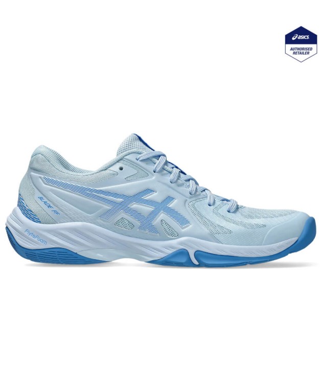 Asics Blade FF Women's Indoor Shoes, Light Blue/Blue Coast