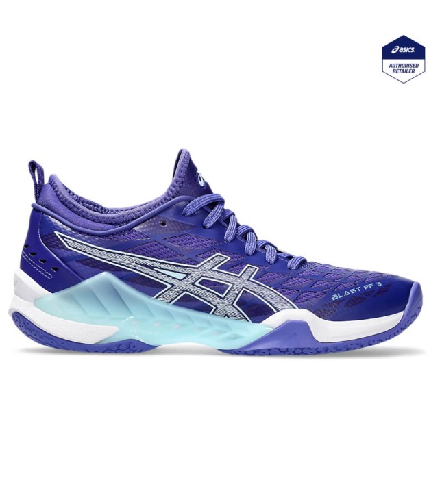 Asics Blast FF 3 Women's Indoor Shoes, Eggplant/Aquamarine