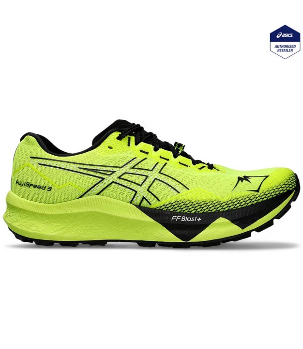 Asics Fujispeed 3 Men's Shoes, Safety Yellow/Black