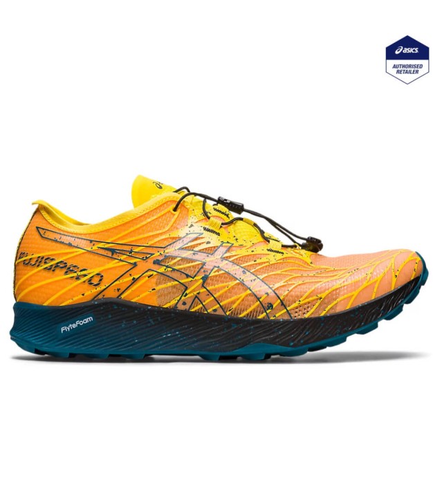 Asics Fujispeed Men's Shoes, Golden Yellow/Ink Teal