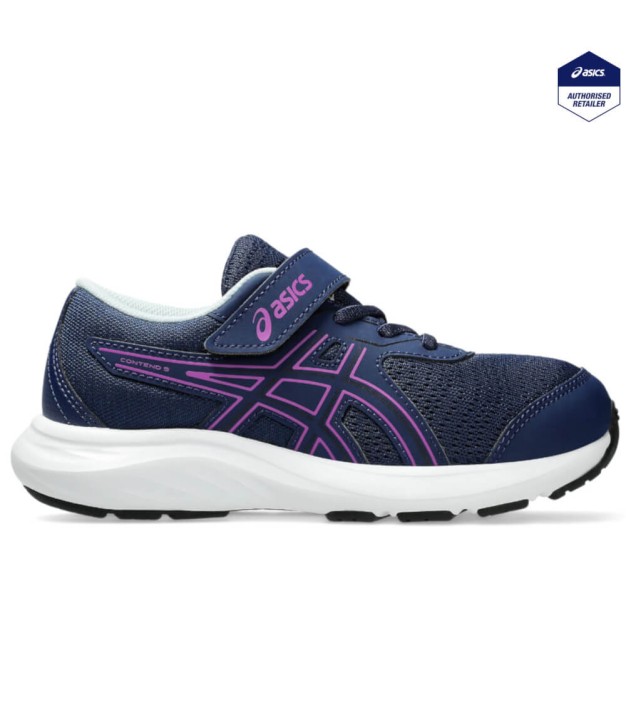 Asics Gel-Contend 9 PS Kid's Shoes, Blue Expanse/Bold Magenta