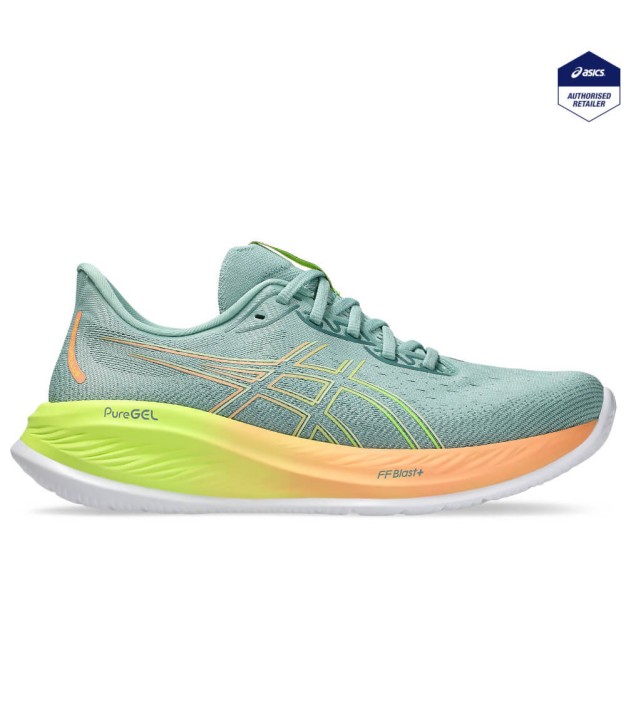 Asics Gel-Cumulus 26 Paris Men's, Light Celadon/Safety Yellow