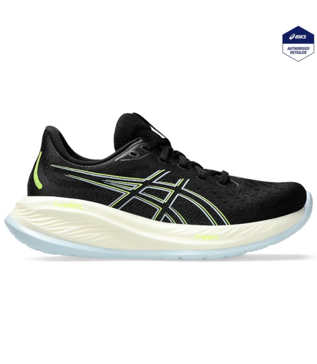 Asics Gel-Cumulus 26 Women's Shoes, Black/Safety Yellow