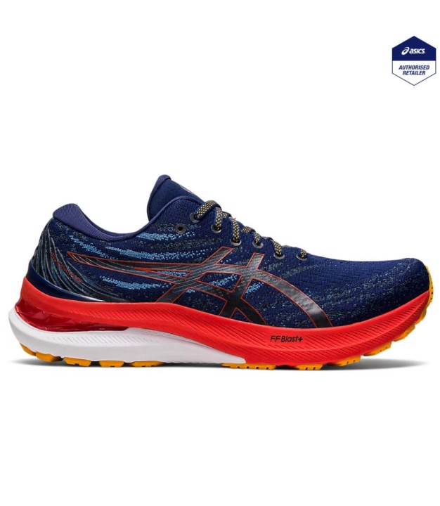 Asics Gel-Kayano 29 Men's Running Shoes, Ocean/Cherry Tomato