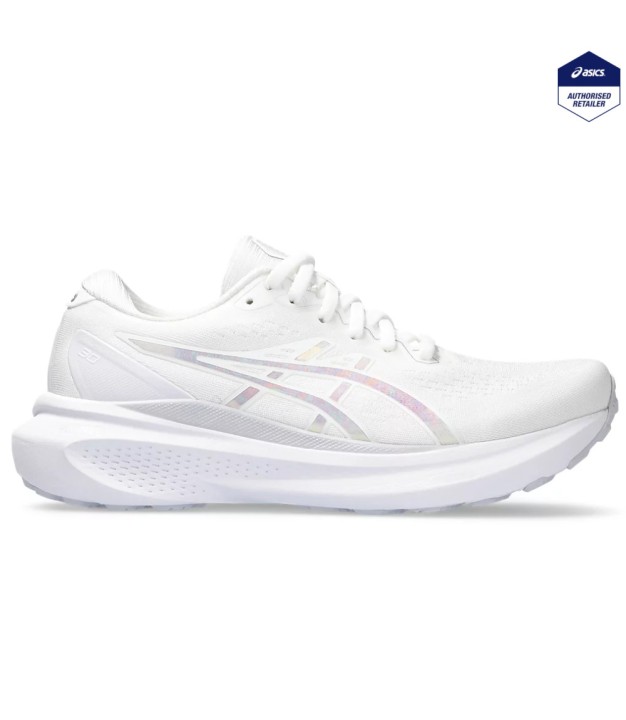 Asics Gel-Kayano 30 Women's Running Shoes, White/Lilac Hint