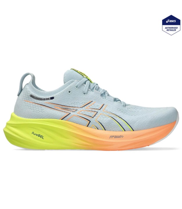 Asics Gel-Nimbus 26 Paris Men's, Cool Grey/Safety Yellow