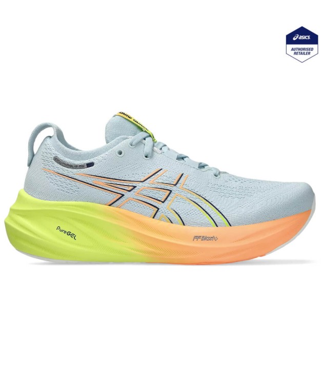 Asics Gel-Nimbus 26 Paris Women's, Cool Grey/Safety Yellow