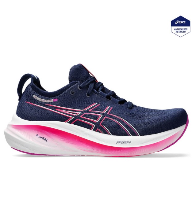 Asics Gel-Nimbus 26 Women's, Blue Expanse/Bold Magenta