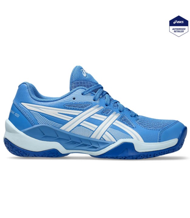 Asics Gel-Powerbreak GS Kids Shoes, Blue Coast/White