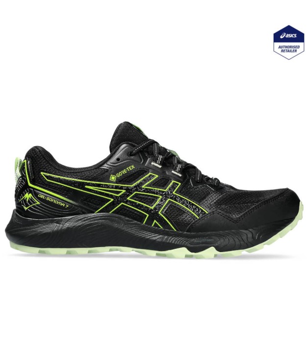 Asics Gel-Sonoma 7 GTX Men's Shoes, Black/Safety Yellow