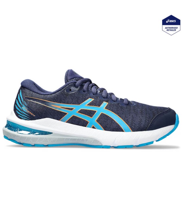 Asics GT-2000 11 Grade School Kids Shoes, Indigo Blue/Island Blue