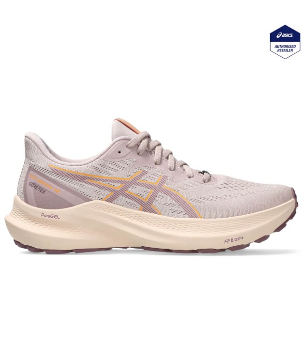 Asics GT-2000 12 GTX Women's Shoes, Watershed Rose/Stadium Orange