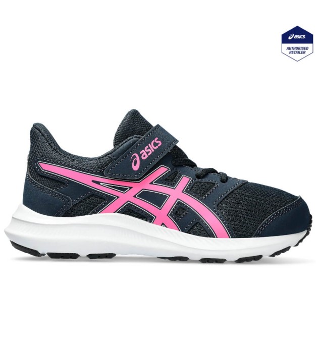 Asics Jolt 4 PS Kids Pre-School Shoes, French Blue/Hot Pink