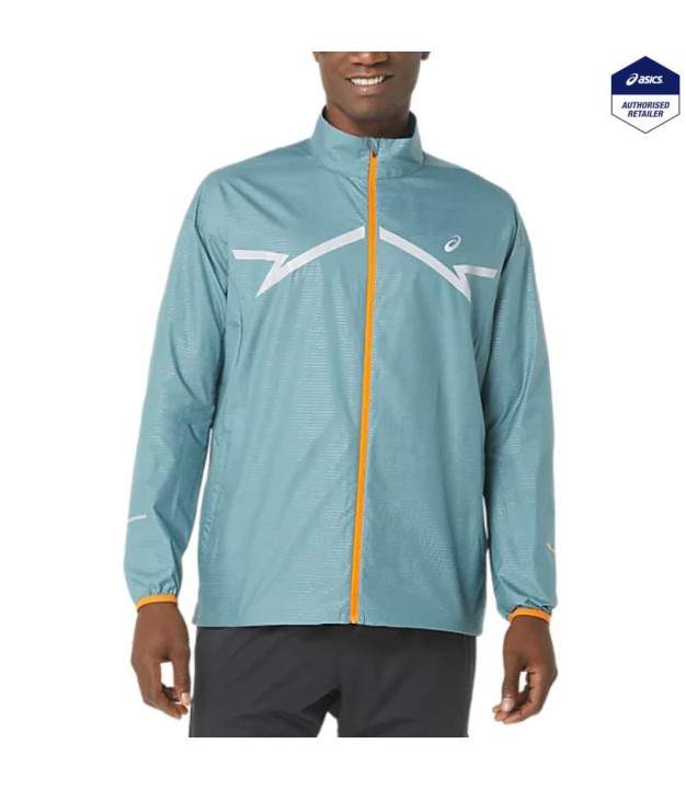 Asics Lite-Show Men's Jacket, Foggy Teal