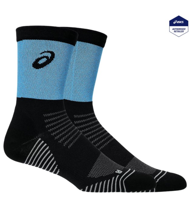 Asics Lite-Show Run Crew Socks, Digital Aqua