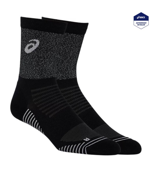 Asics Lite-Show Run Crew Socks, Performance Black