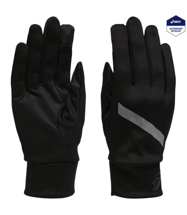 Asics Lite Show Running Gloves, Black