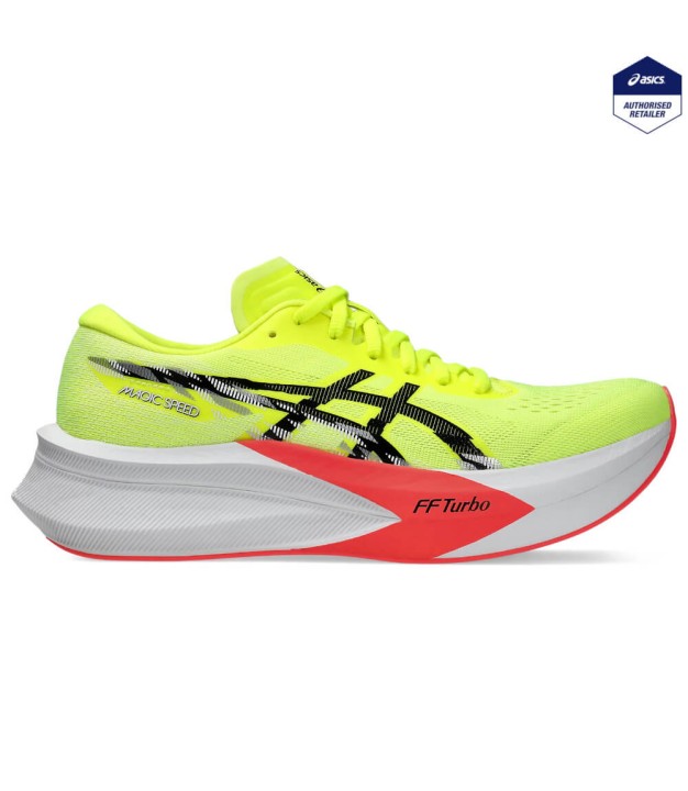 Asics Magic Speed 4 Women's Shoes, Safety Yellow/Black