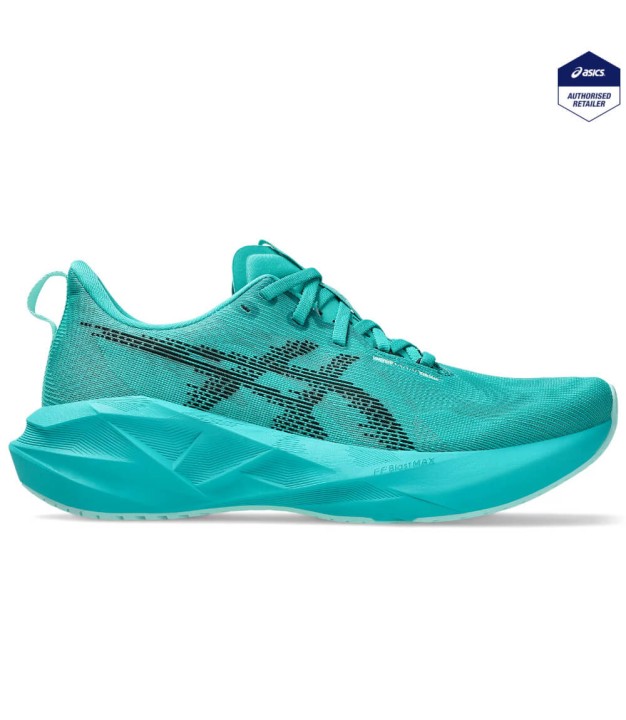 Asics Novablast 5 Men's Shoes, Wave Teal/Black