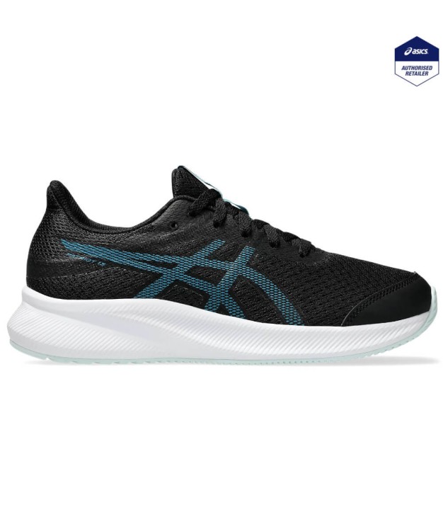 Asics Patriot 13 GS Kids, Black/Teal Blue