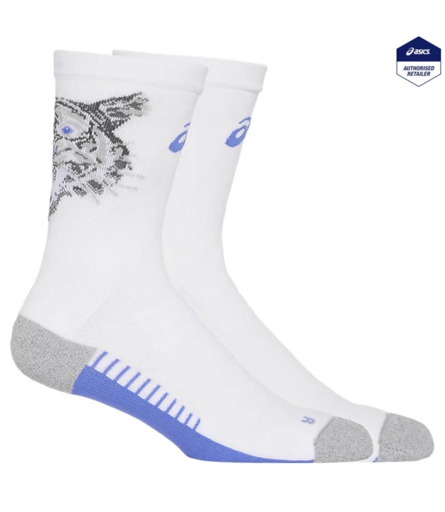 Asics Performance Run Crew Socks, White