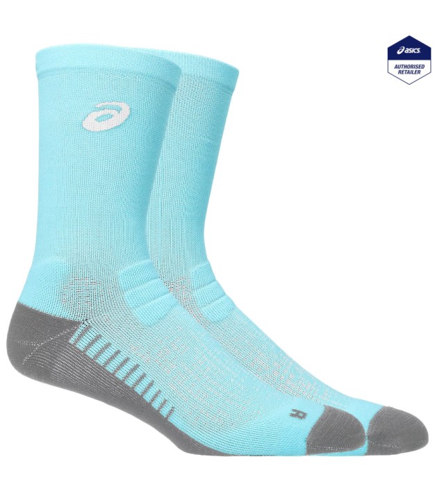 Asics Performance Run Socks Crew, Bright Cyan