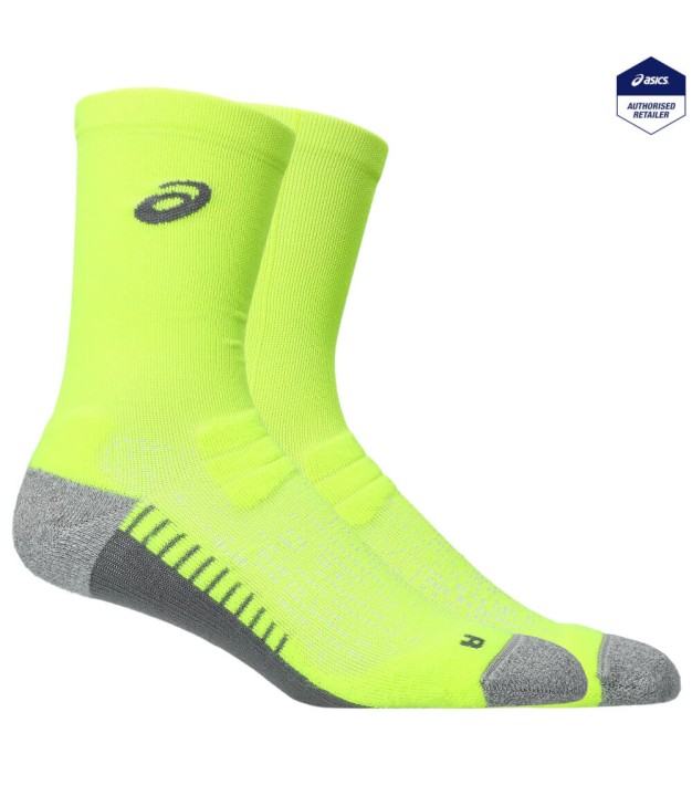 Asics Performance Run Socks Crew, Safety Yellow