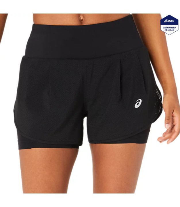 Asics Road 2-in-1 Women's 3.5'' Shorts, Black