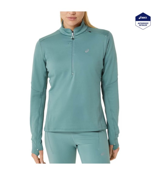 Asics Road Winter 1/2 Zip Mid Layer, Celadon